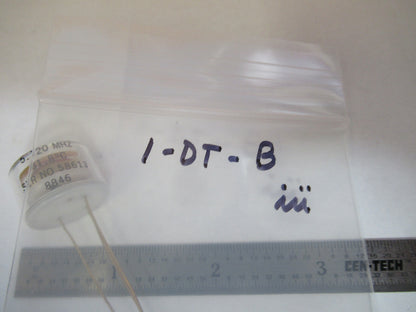 BLILEY ELECTRIC GLASS PKG QUARTZ RESONATOR 5.120 MHz FREQUENCY  AS PIC &1-DT-B