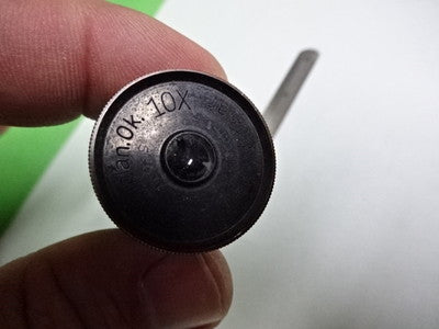 MICROSCOPE PART EYEPIECE LEITZ WETZLAR GERMANY 10X OPTICS AS IS B#4-DT-A-5