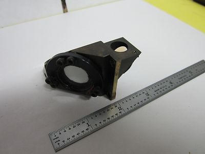OPTICAL MICROSCOPE LEITZ BRASS MOUNTED BEAM SPLITTER OPTICS AS IS BIN#J4-13