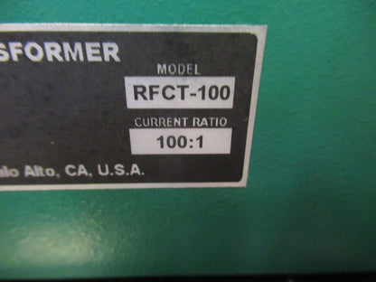 PEARSON ELECTRONICS CURRENT WIDE BAND PULSE MONITOR EMI RFCT-100 AS PICTURED TE4