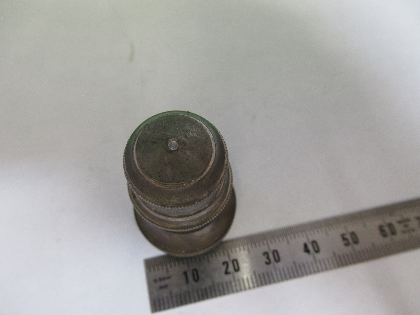 ANTIQUE GERMAN OBJECTIVE BUSCH LENS OPTICS MICROSCOPE PART AS PICTURED T8-B-43