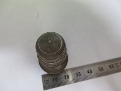 ANTIQUE GERMAN OBJECTIVE BUSCH LENS OPTICS MICROSCOPE PART AS PICTURED T8-B-43