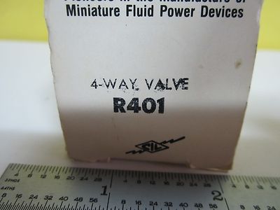 CLIPPARD 4-WAY VALVE R401 FLUID CONTROL AS IS  BIN#U5-04