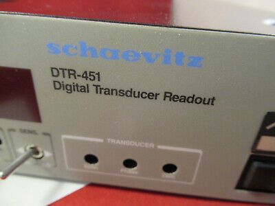 SCHAEVITZ DTR-451 DIGITAL TRANSDUCER SIGNAL CONDITIONER for ACCELEROMETER #TD-3
