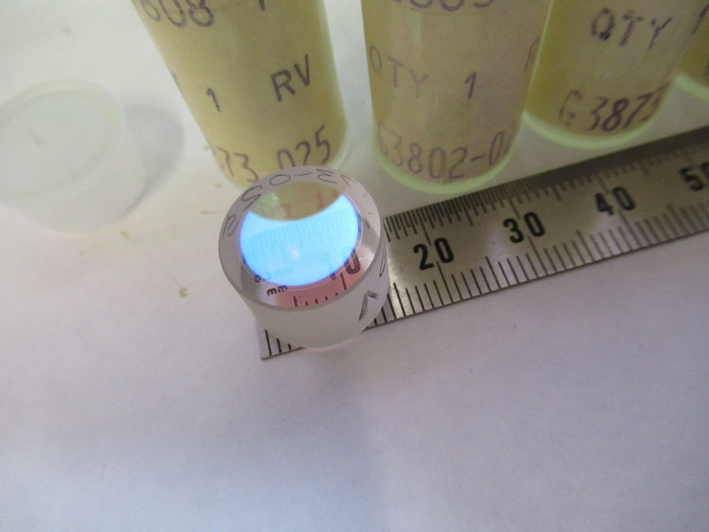 LOT OPTICAL SPECTRA PHYSICS COATED LENS PHOTONICS OPTICS 15x10mm as pic T3-FT-91