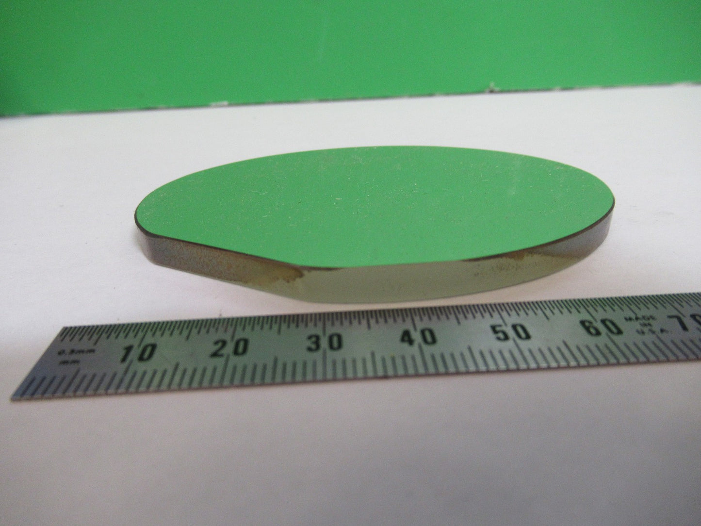OPTICAL TRUNCATED MIRROR FLAT MIL SPEC OPTICS AS PICTURED T5-A-86