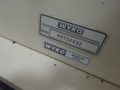 OPTICAL WYKO MANUAL TILT TIP TABLE INTERFEROMETER LASER OPTICS AS IS #LOB3