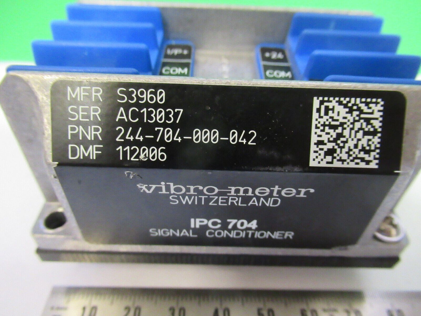 MEGGITT VIBRO-METER IPC704 244-704-000-042 AMP MODULE for ACCEL or pressure