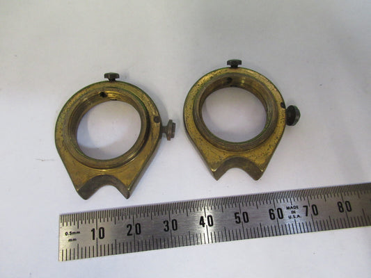 Antique Brass Fixture Polarizer Objective Microscope Part