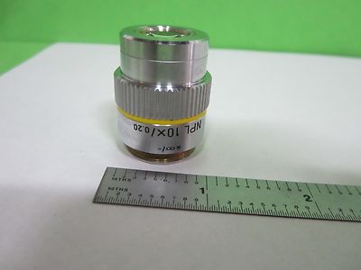 Microscope Part Ernst Leitz Germany Objective Npl 10X Infinity Optics