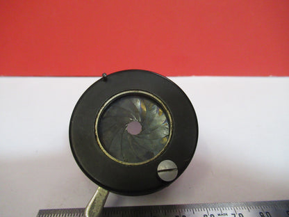 Antique Carl Zeiss AG Jena Condenser + Iris Microscope Part