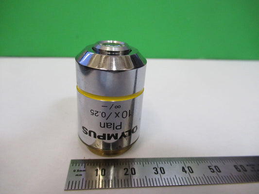 Olympus Objective Infinity Lens 10X Plan Optics Microscope Part AS Pic