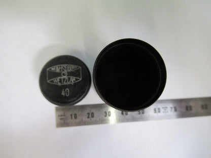 SEIBERT WETZLAR BRASS EMPTY CAN OBJECTIVE MICROSCOPE PART AS PICTURED U9-A-02
