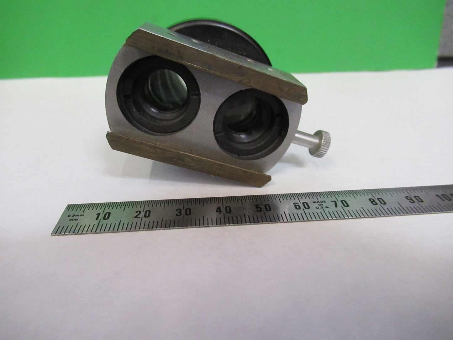CBS KASSEL BECK OBJECTIVE 2X OPTICS STEREO MICROSCOPE PART AS PICTURED U8-A-01