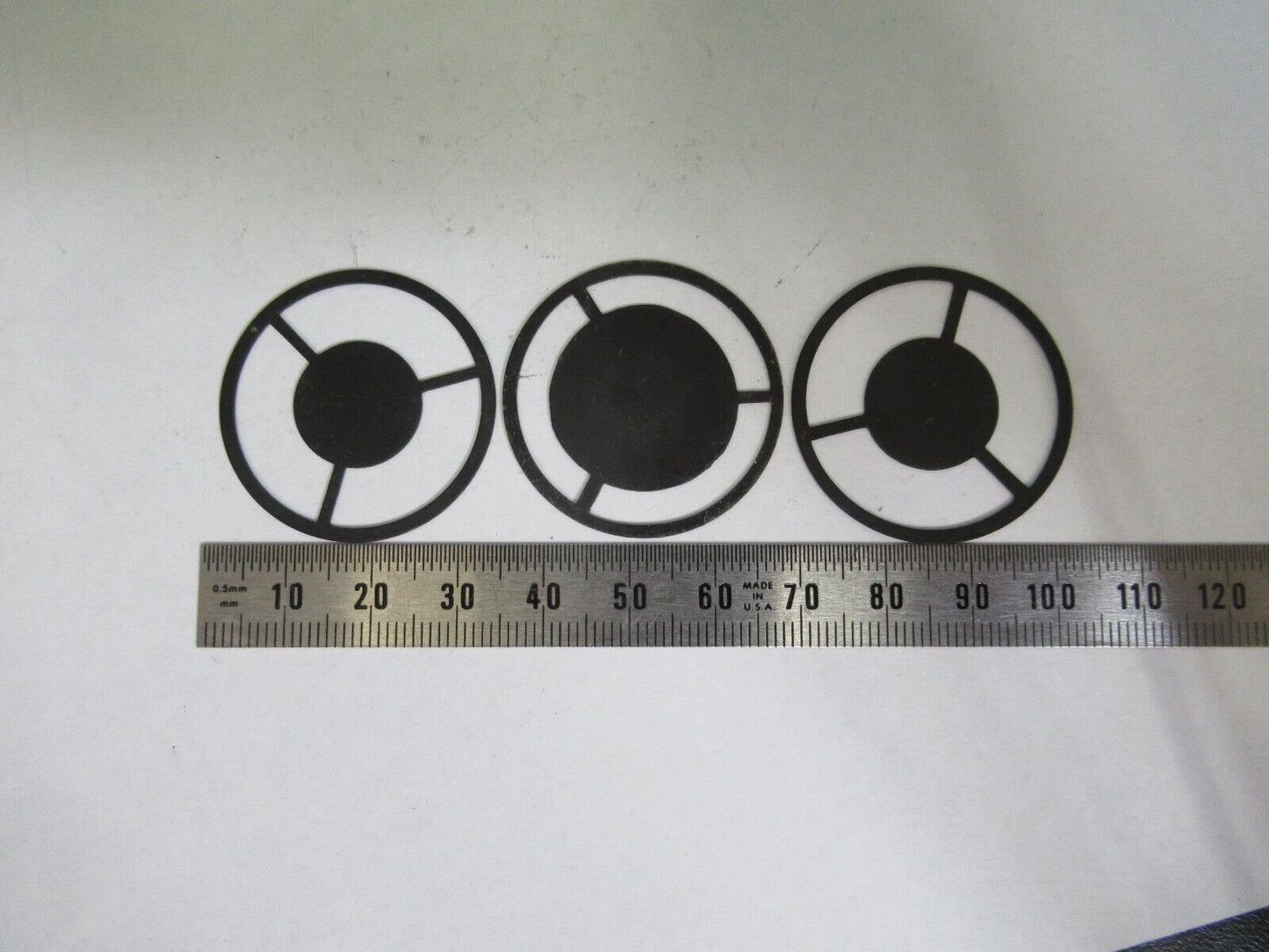 ANTIQUE BAUSCH LOMB METAL FILTER PHASE MICROSCOPE PART AS PICTURED 12-DTFD12