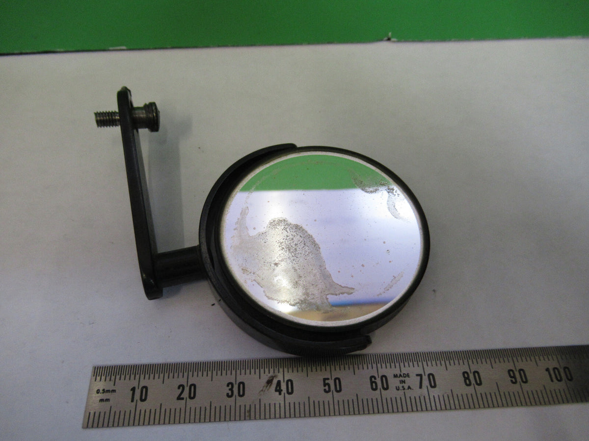 For Parts BAUSH LOMB ANTIQUE MIRROR OPTICS MICROSCOPE PART AS PICTURED G8-A-15