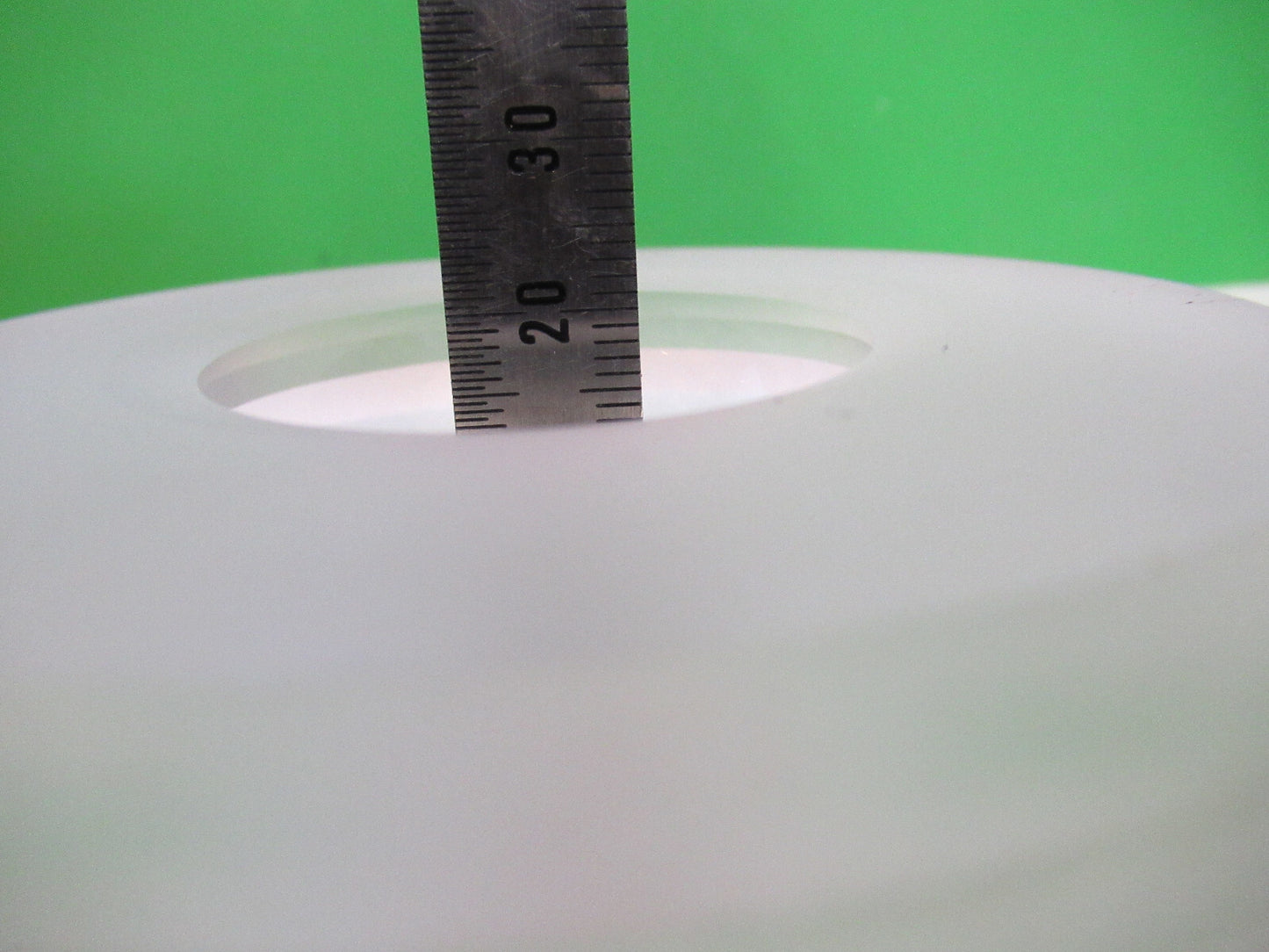 WEIRD HUGE LENS OPTICAL BK7 CONVEX CONCAVE MIL SPEC  OPTICS  AS PICTURED S1-B-08