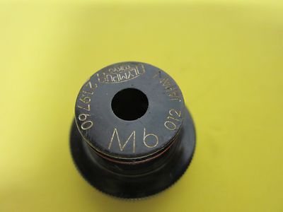 OLYMPUS JAPAN M6 OBJECTIVE MICROSCOPE OPTICS AS IS BIN#A1-T-83