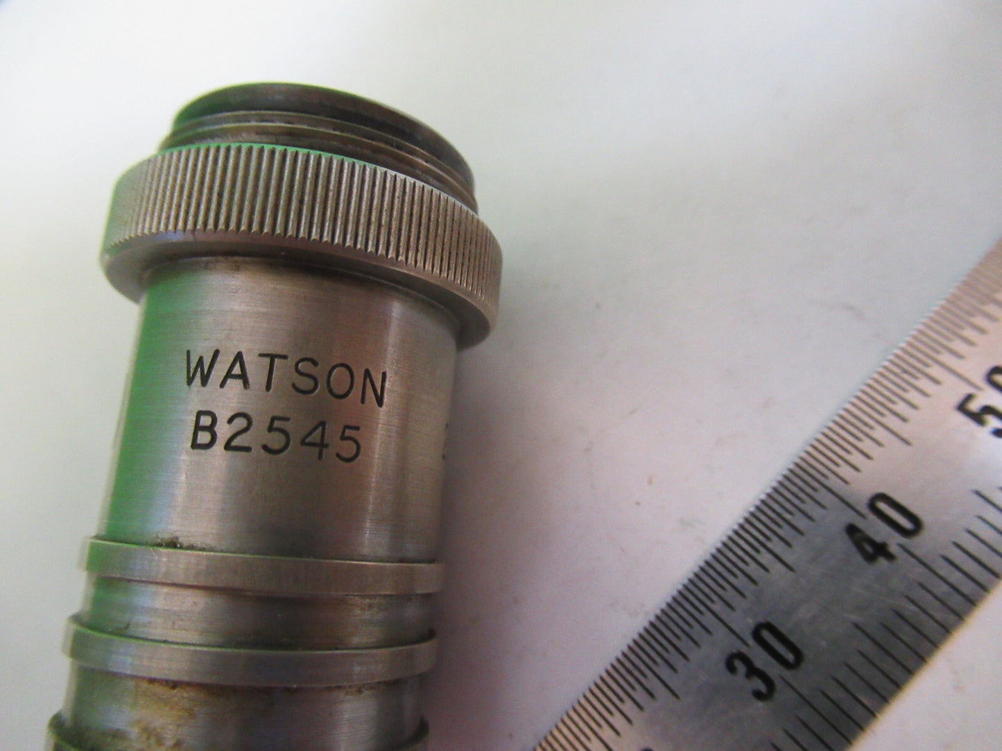 WATSON LONDON  PARA 100X OBJECTIVE OPTICS MICROSCOPE PART AS PICTURED R2-B-82
