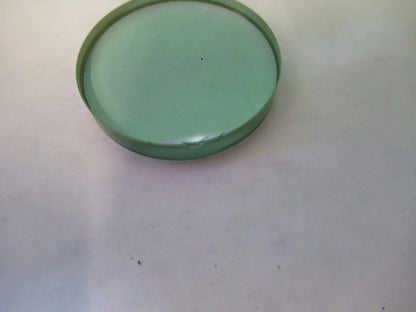 OPTICAL HEAT ABSORBING GLASS FILTER MICROSCOPE PART OPTICS AS PICTURED S1-B-12