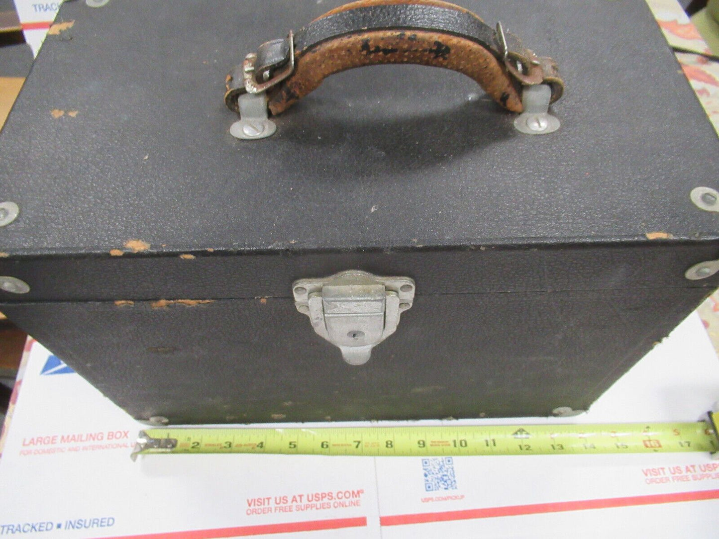 EMPTY AO SPENCER WOOD CABINET BOX MICROSCOPE PART AS PICTURED &TA-4