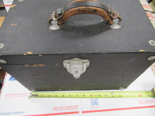 EMPTY AO SPENCER WOOD CABINET BOX MICROSCOPE PART AS PICTURED &TA-4