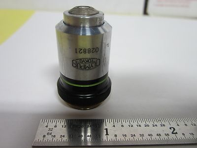 MICROSCOPE OPTICAL PART OBJECTIVE OLYMPUS JAPAN 40X OPTICS BIN#E2-08