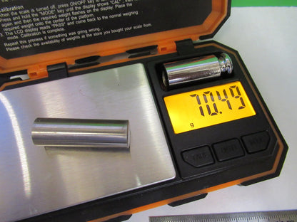 TUNGSTEN ALLOY 98%  HEAVY METAL WOLFRAMIUM 70gr AS PICTURED U8-A-51