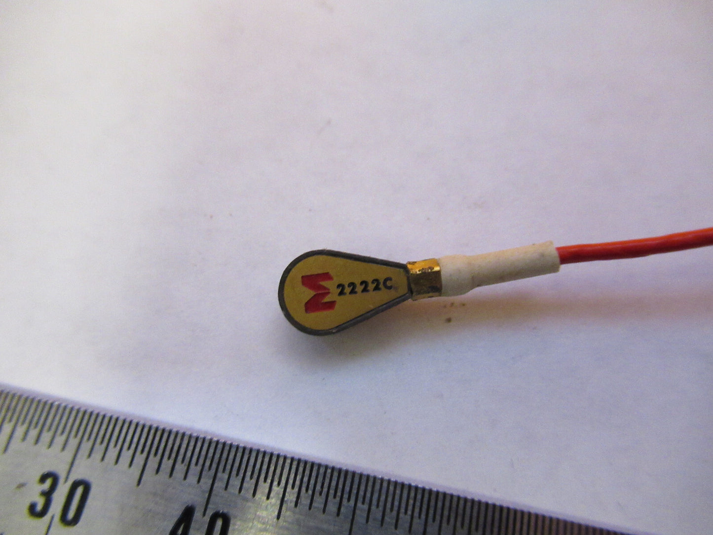 PCB PIEZOTRONICS ENDEVCO 2222C ACCELEROMETER+ CABLE 3093 AS PICTURED 72-C-06