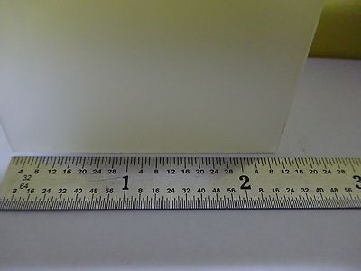 LARGE SYNTHETIC QUARTZ SEED SINGLE CRYSTAL PIEZOELECTRIC OPTICS AS IS BN#4-D-12