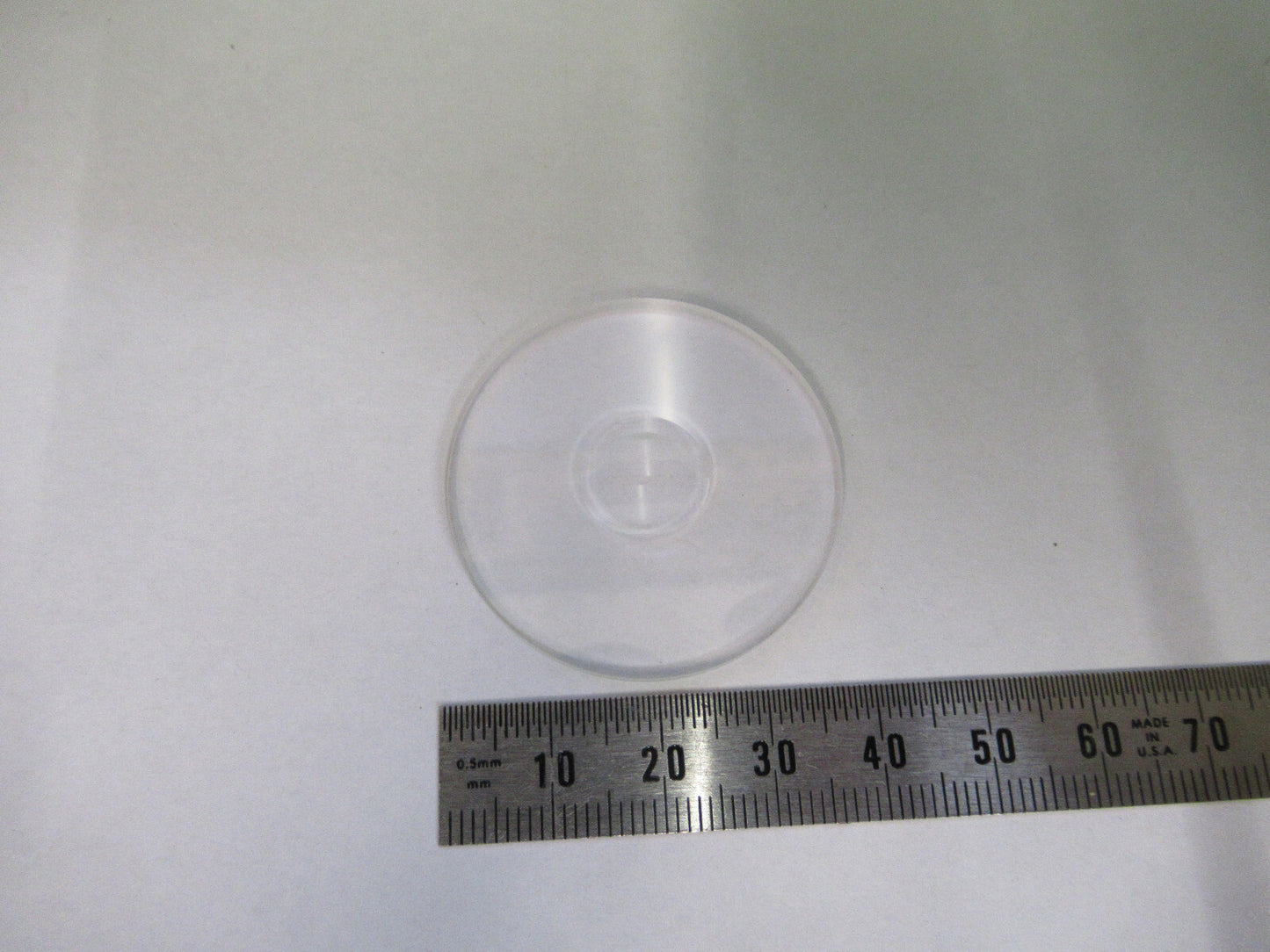 OPTICAL SUBSTRATE PLANO CONCAVE LIQUID INSPECTION OPTICS AS PICTURED R1-B-49