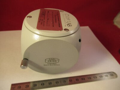 CARL ZEISS GERMANY 4381843 DIVIDING TEACH HEAD MICROSCOPE PART OPTICS &P8-A-06
