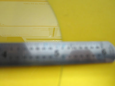 LARGE GLASS WAFER AS PICTURED SUBSTRATE LASER OPTICS BIN#28-16