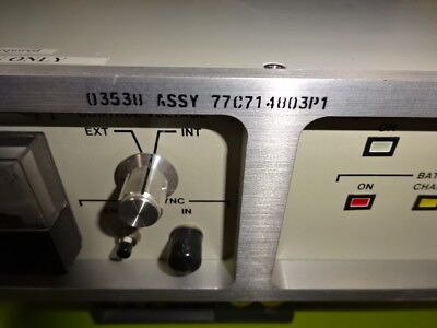FTS 1050A 10 MHz FREQUENCY STANDARD SYMMETRICOM INTERNAL OSCILLATOR RF MICROWAVE