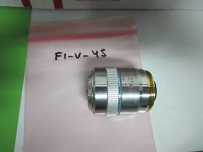 MICROSCOPE  LEITZ WETZLAR GERMANY OBJECTIVE FLUOTAR 50X D INFINITY BIN#F1-V-45