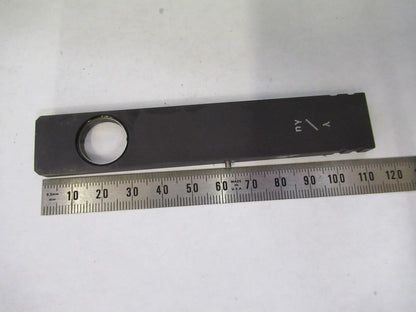 AUS JENA GERMANY LAMBDA SLIDE POLARIZER MICROSCOPE PART AS PICTURED V8-B-04