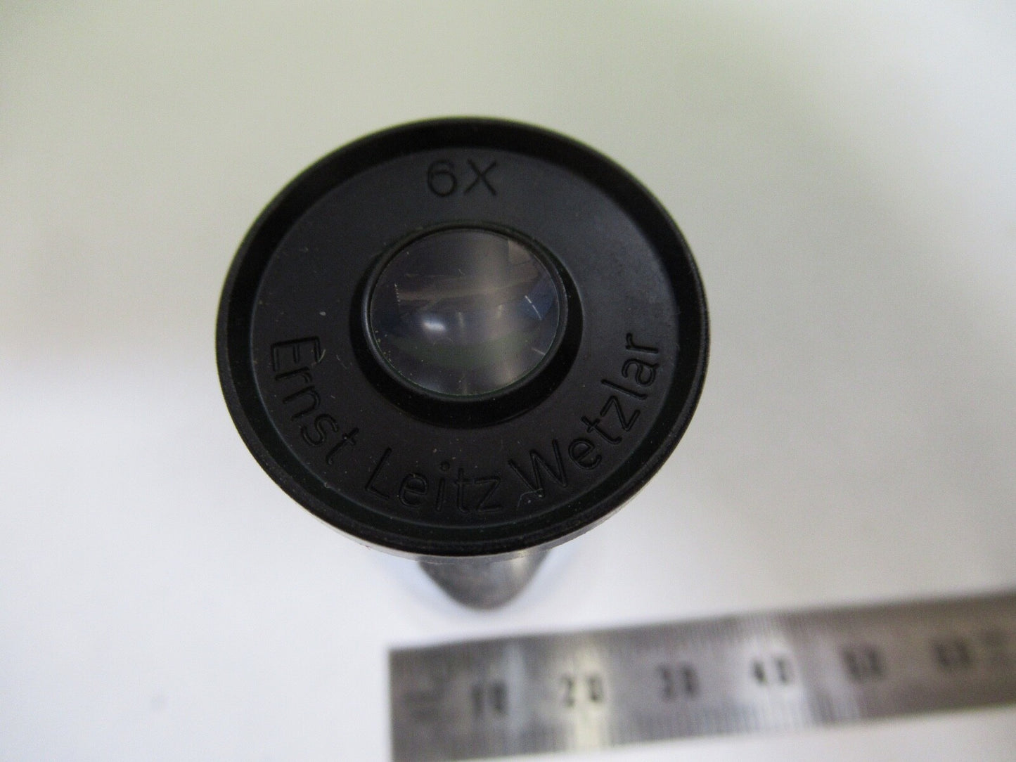 ERNST LEITZ WETZLAR GERMANY EYEPIECE 6X MICROSCOPE PART AS PICTURED G3-FT-91