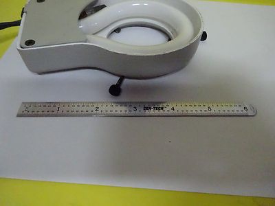MICROSCOPE LAMP FITS STEREO OLYMPUS BAUSCH ILLUMINATOR OPTICS AS IS BIN#8Y-FD-10