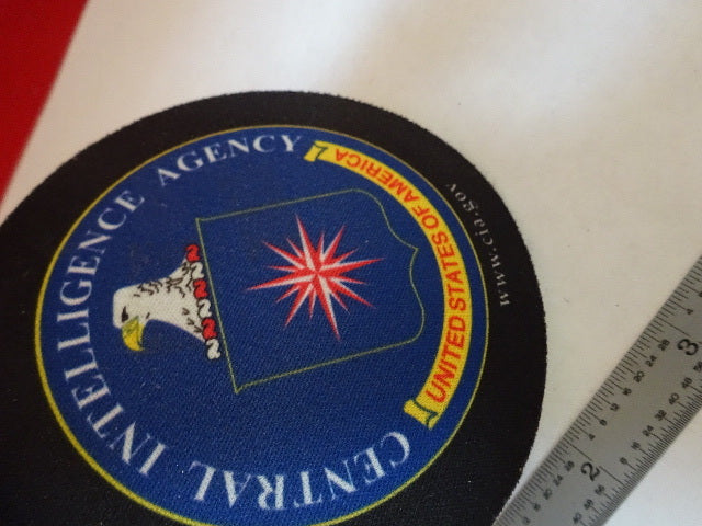 COLLECTABLE GLASS COASTER CIA CENTRAL INTELLIGENCE AGENCY AS IS #Y6-A-07