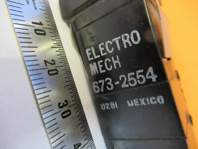 INDUSTRIAL SWITCH AIRCRAFT ELECTRO MECH 673-2554 ELECTRIC AS PICTURED #P4-A-02