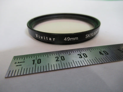 CAMERA LENS COVER FILTER VIVITAR SKYLIGHT 1A 49mm AS PICTURED R2-A-113