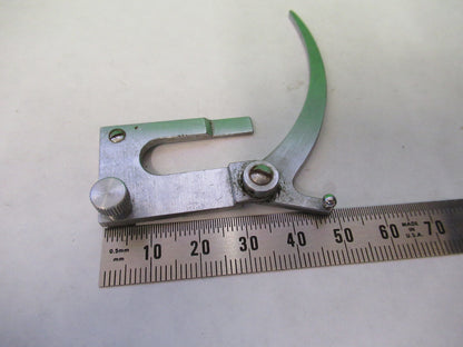 OLYMPUS JAPAN CLIP STAGE MICROSCOPE PART AS PICTURED 82-A-57
