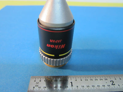 OPTICAL MICROSCOPE OBJECTIVE NIKON JAPAN 10X DL PH1 NICE OPTICS BIN#A8-11