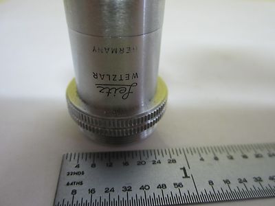 MICROSCOPE PART OBJECTIVE LEITZ GERMANY 3.2X P OPTICS BIN#U1-42