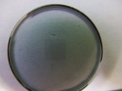 RETICLE GRID SQUARE BAUSCH LOMB OPTICS  MICROSCOPE PART AS PICTURED S1-B-104