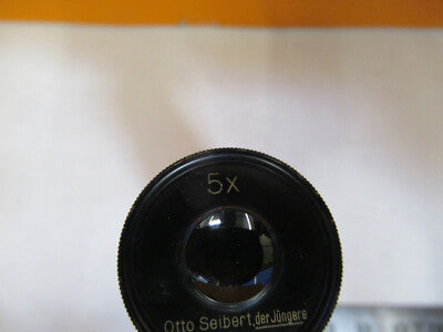 Otto Seibert Antique Germany Eyepiece 5X Microscope Part
