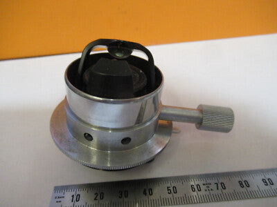 ANTIQUE ERNST LEITZ WETZLAR CONDENSER + IRIS MICROSCOPE PART AS PICTURED P3-A-90