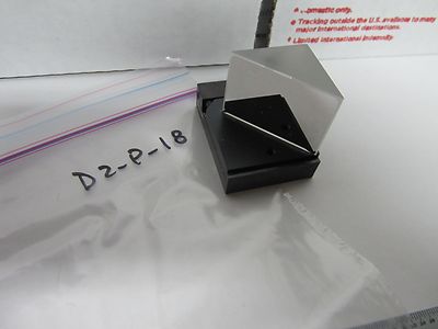 OPTICAL MICROSCOPE PART DMR LEICA MOUNTED MIRROR OPTICS AS IS BIN#D2-P-18