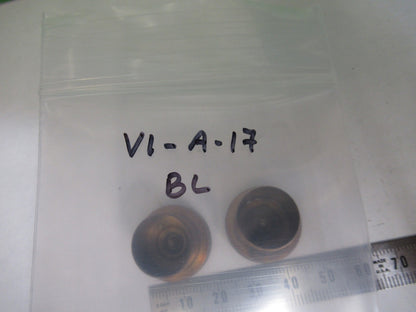 ANTIQUE BAUSCH LOMB BRASS KNOBS MICROADJUST MICROSCOPE PART AS PICTURED V1-A-17