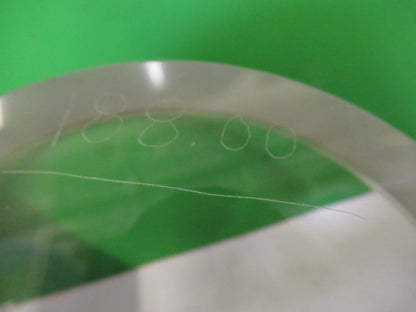 HUGE OPTICAL PLANO CONVEX THICK GLASS MIL SPEC OPTICS AS PICTURED V3-A-04